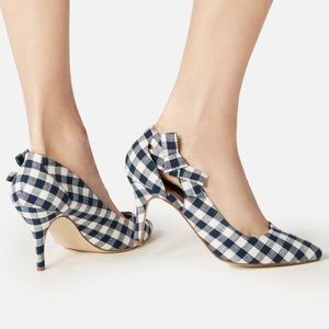 Just Fab Carletta Gingham Heels